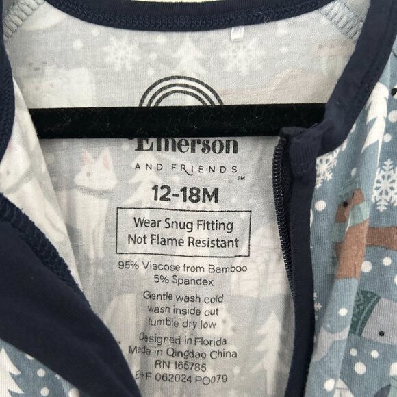 EUC Bamboo Summer Sleeper 12-18M – with Fold-Over Cuffs - Picture 2 of 4